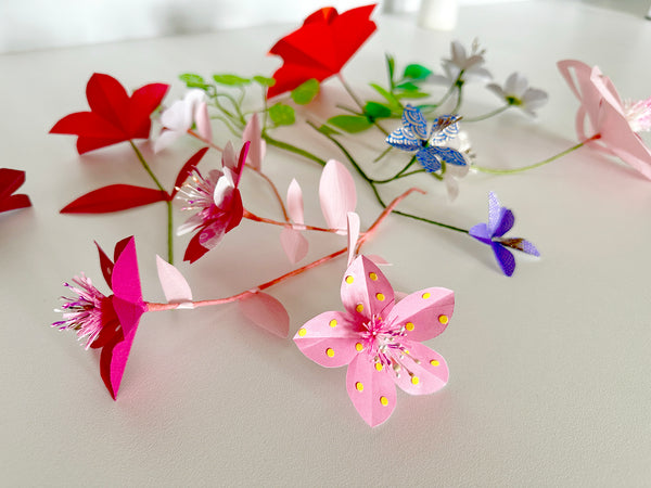 Paper flowers paper craft workshops