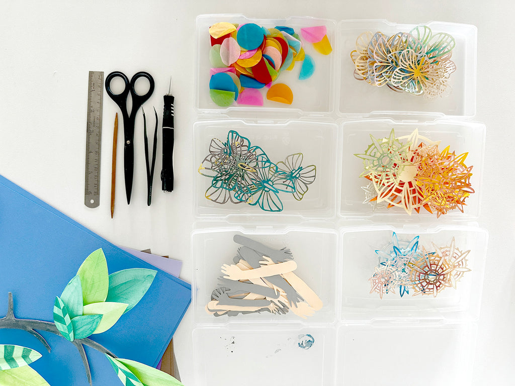 Paper flowers paper craft workshops