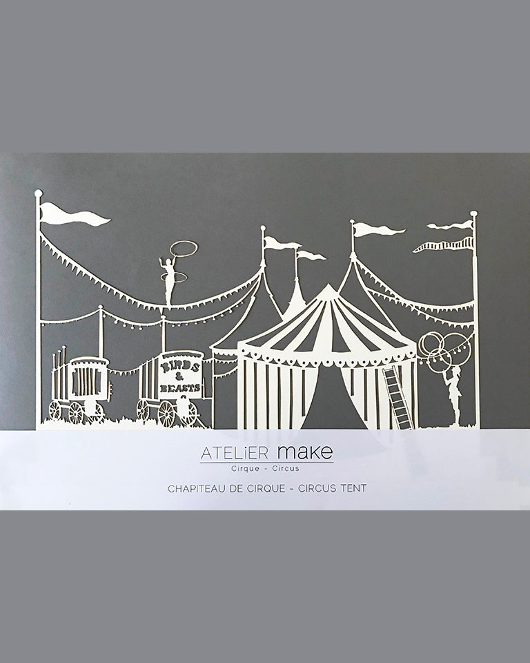 Paper Cutouts - Circus / Découpe de papier - La Cirque