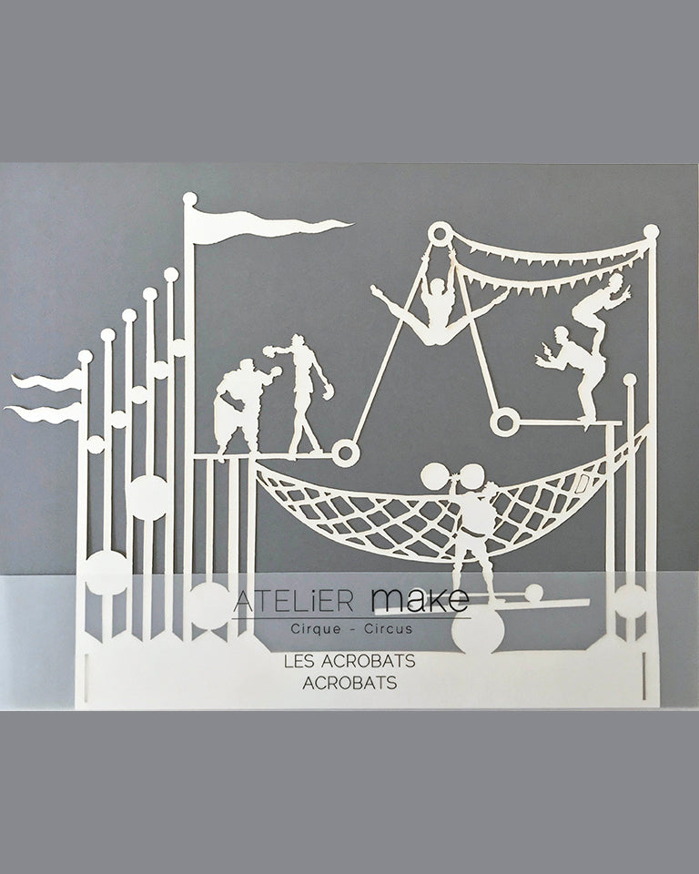 Paper Cutouts - Circus / Découpe de papier - La Cirque