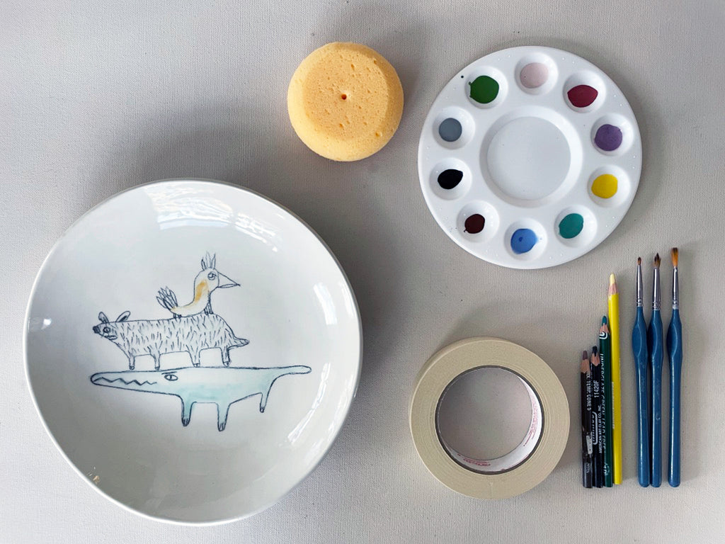 Peinture sur porcelaine