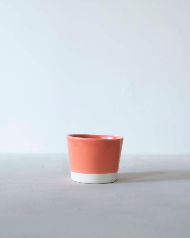 Porceclain Short Satin Tumbler / Petit Gobelet Porcelaine